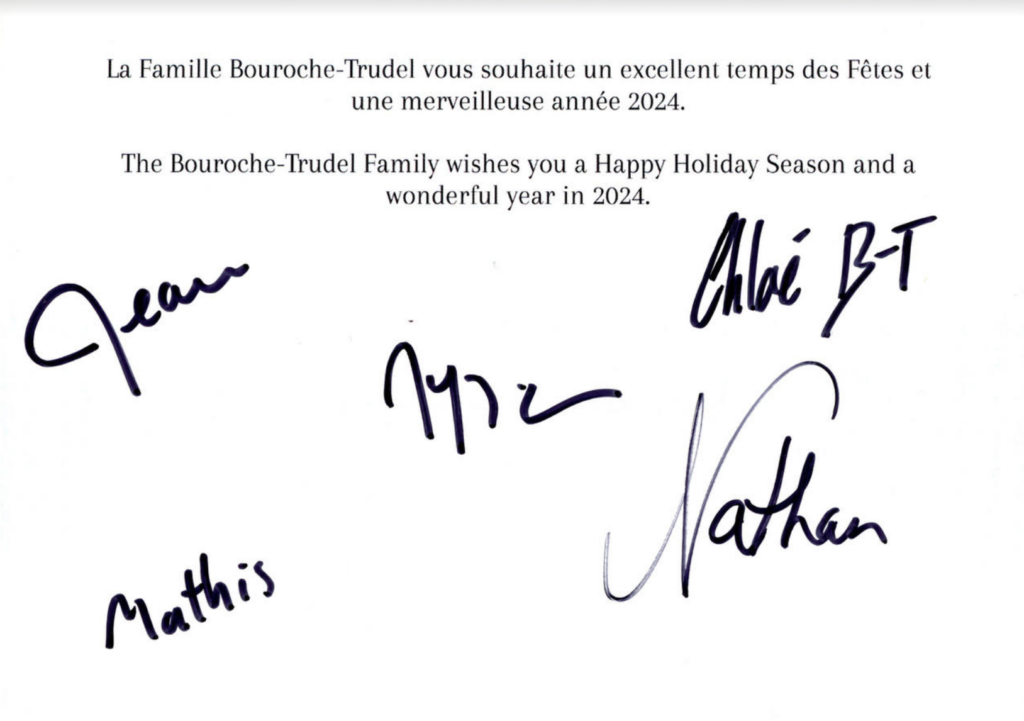 Bonne année à tous!